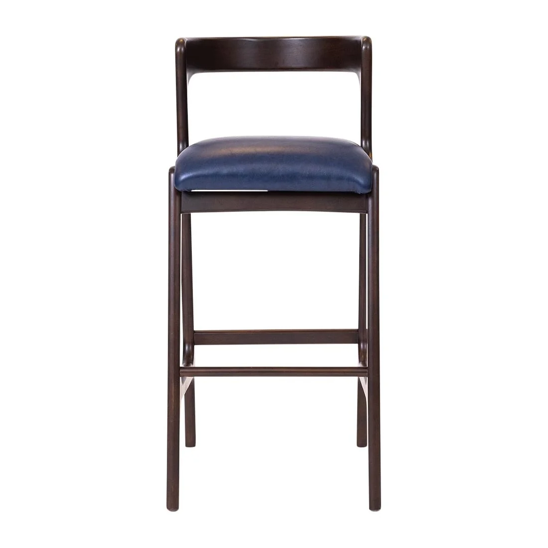 Copenhagen Bar Chair in Dark Walnut & Bison Midnight (6 Pack) - Image 3