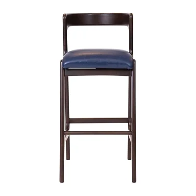 Copenhagen Bar Chair in Dark Walnut & Bison Midnight (6 Pack) - Image 2