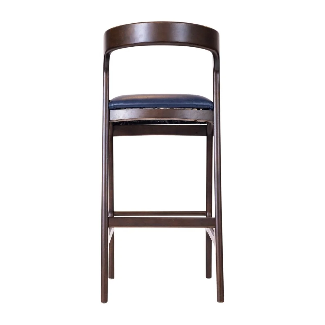 Copenhagen Bar Chair in Dark Walnut & Bison Midnight (6 Pack) - Image 4