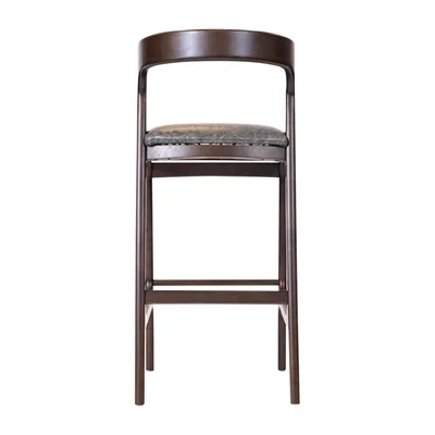 Copenhagen Bar Chair in Dark Walnut & Bison Smoke (6 Pack) - Image 2