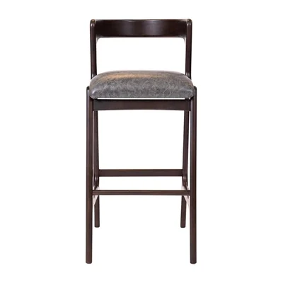 Copenhagen Bar Chair in Dark Walnut & Bison Smoke (6 Pack) - Image 3