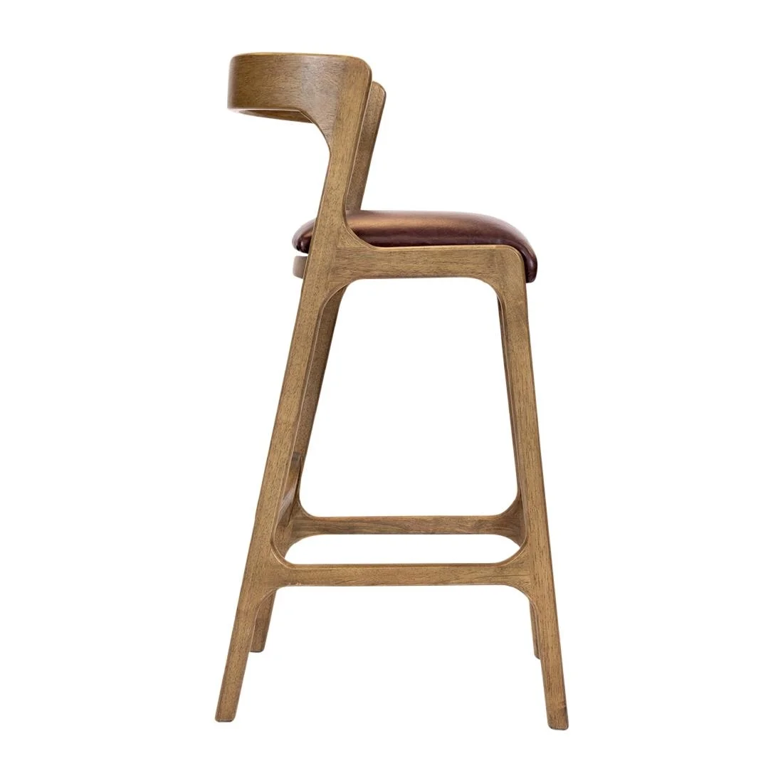 Copenhagen Bar Chair in Weathered Oak & Bison Espresso (6 Pack) - Image 2