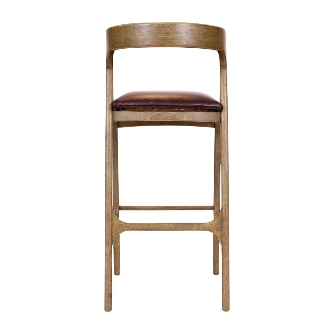 Copenhagen Bar Chair in Weathered Oak & Bison Espresso (6 Pack) - Image 3