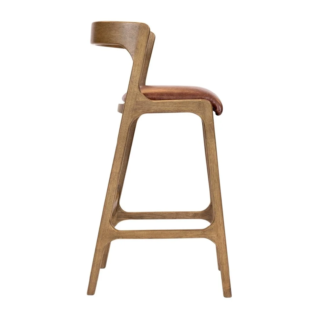 Copenhagen Bar Chair in Weathered Oak & Bison Tan (6 Pack) - Image 2