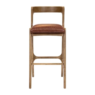 Copenhagen Bar Chair in Weathered Oak & Bison Tan (6 Pack) - Image 2