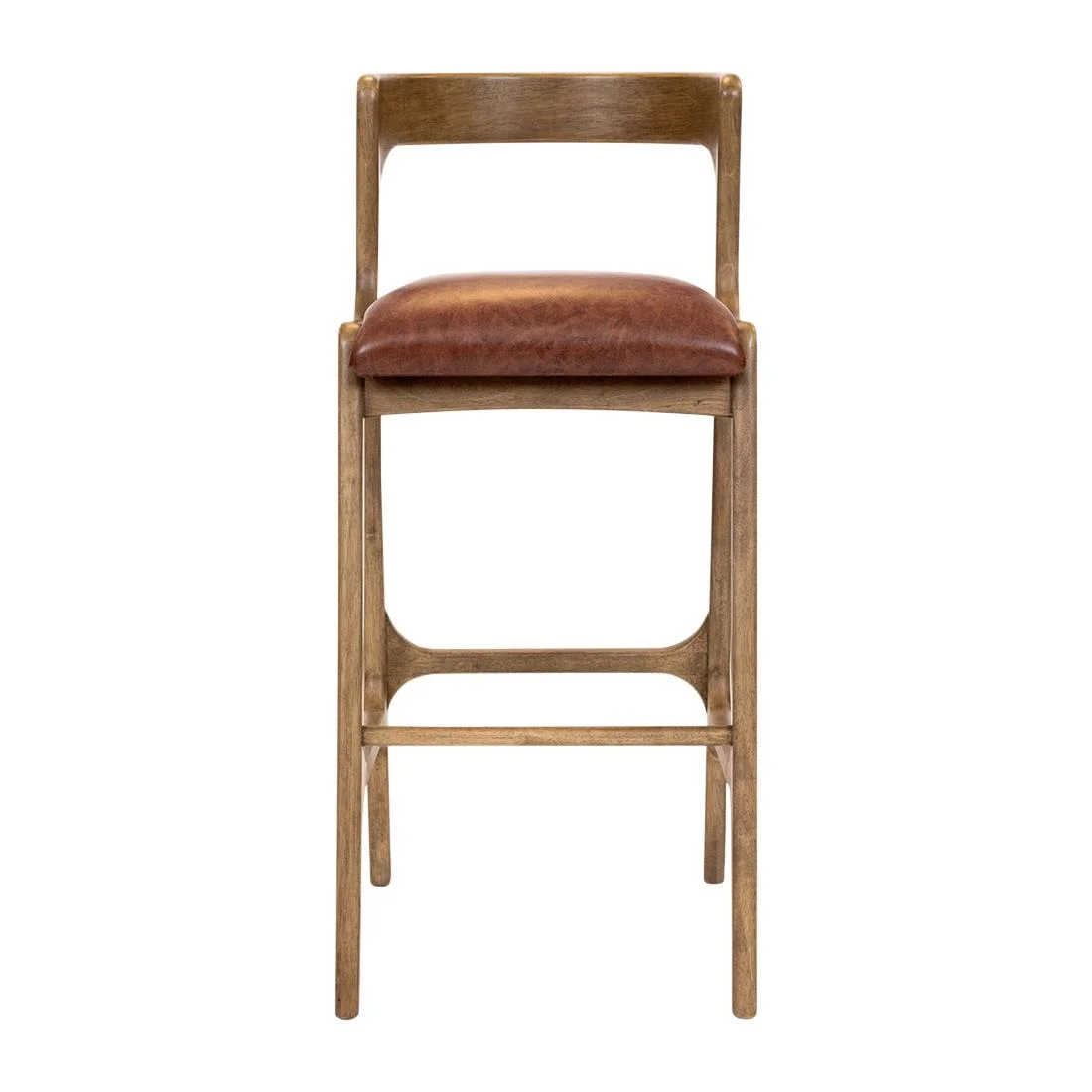 Copenhagen Bar Chair in Weathered Oak & Bison Tan (6 Pack) - Image 3