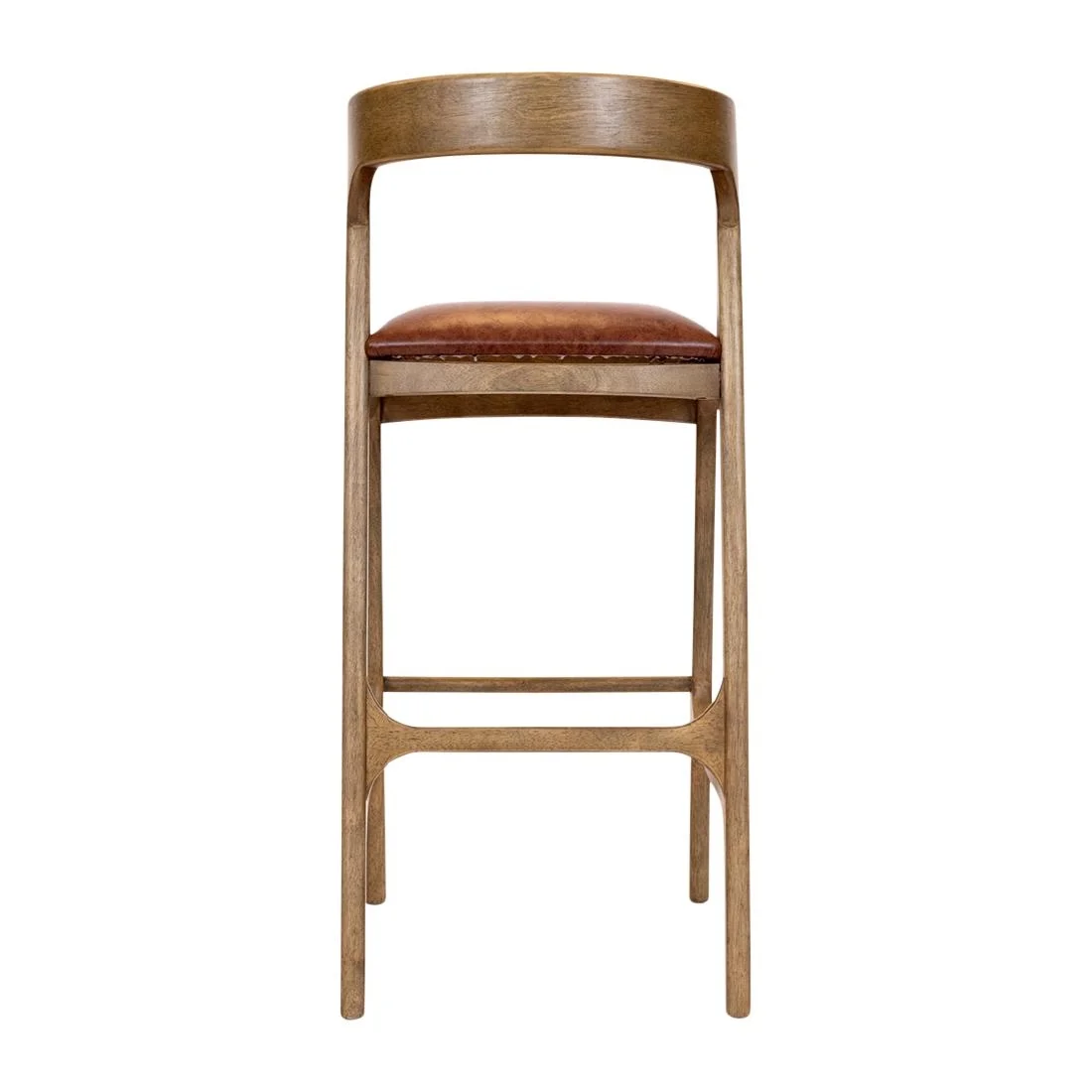 Copenhagen Bar Chair in Weathered Oak & Bison Tan (6 Pack) - Image 4