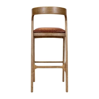 Copenhagen Bar Chair in Weathered Oak & Bison Tan (6 Pack) - Image 3