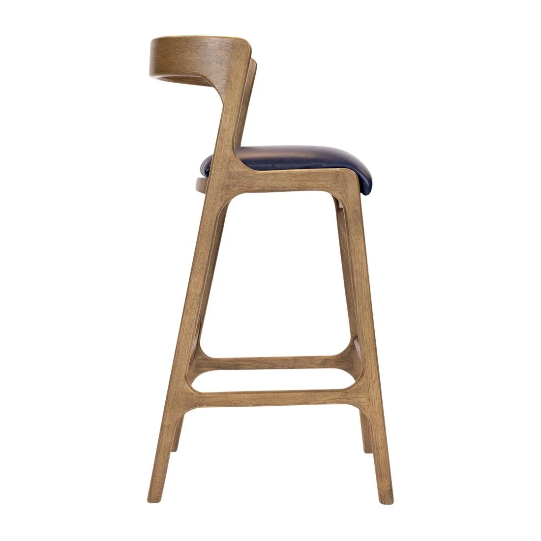 Copenhagen Bar Chair in Weathered Oak & Bison Midnight (6 Pack) - Image 2