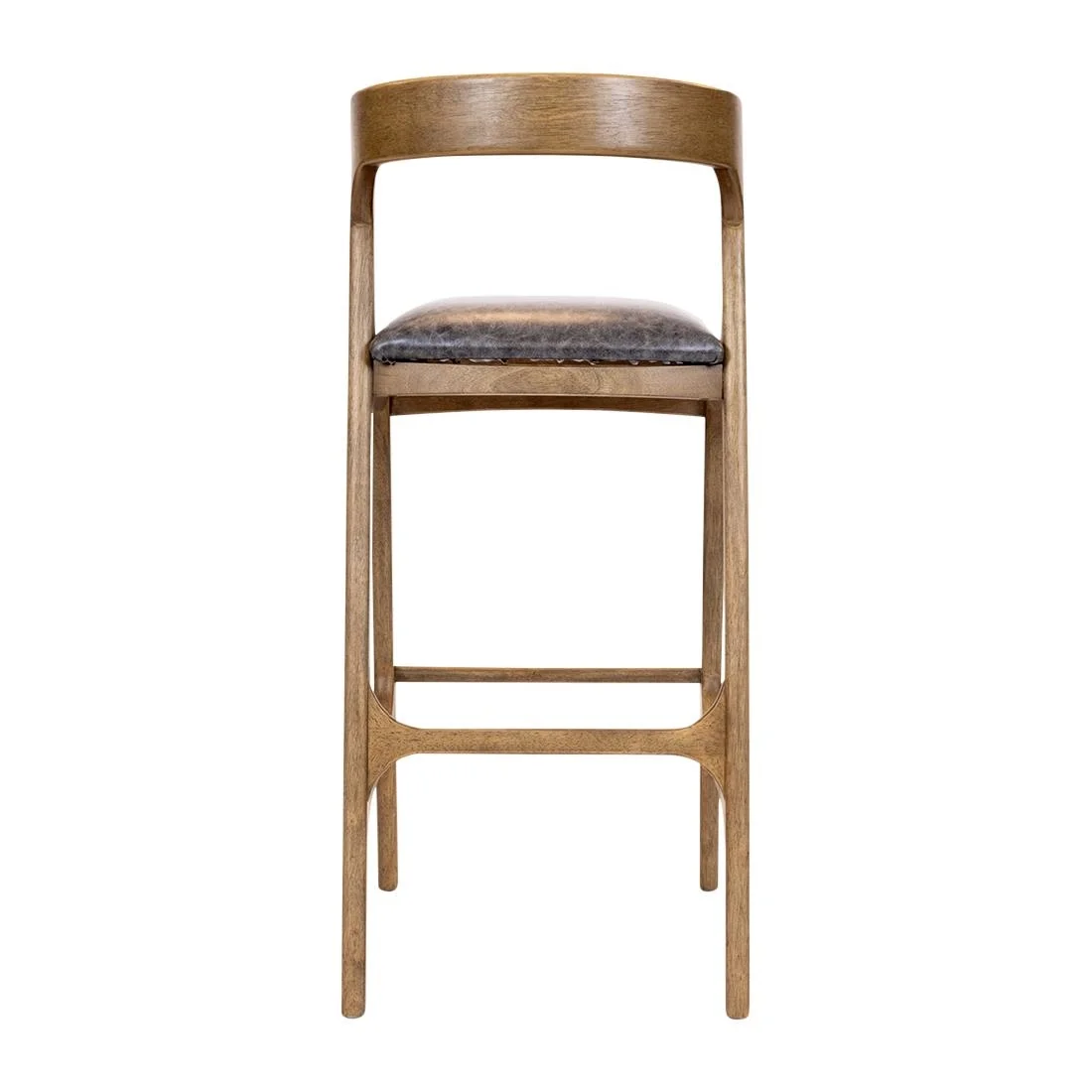 Copenhagen Bar Chair in Weathered Oak & Bison Smoke (6 Pack) - Image 4