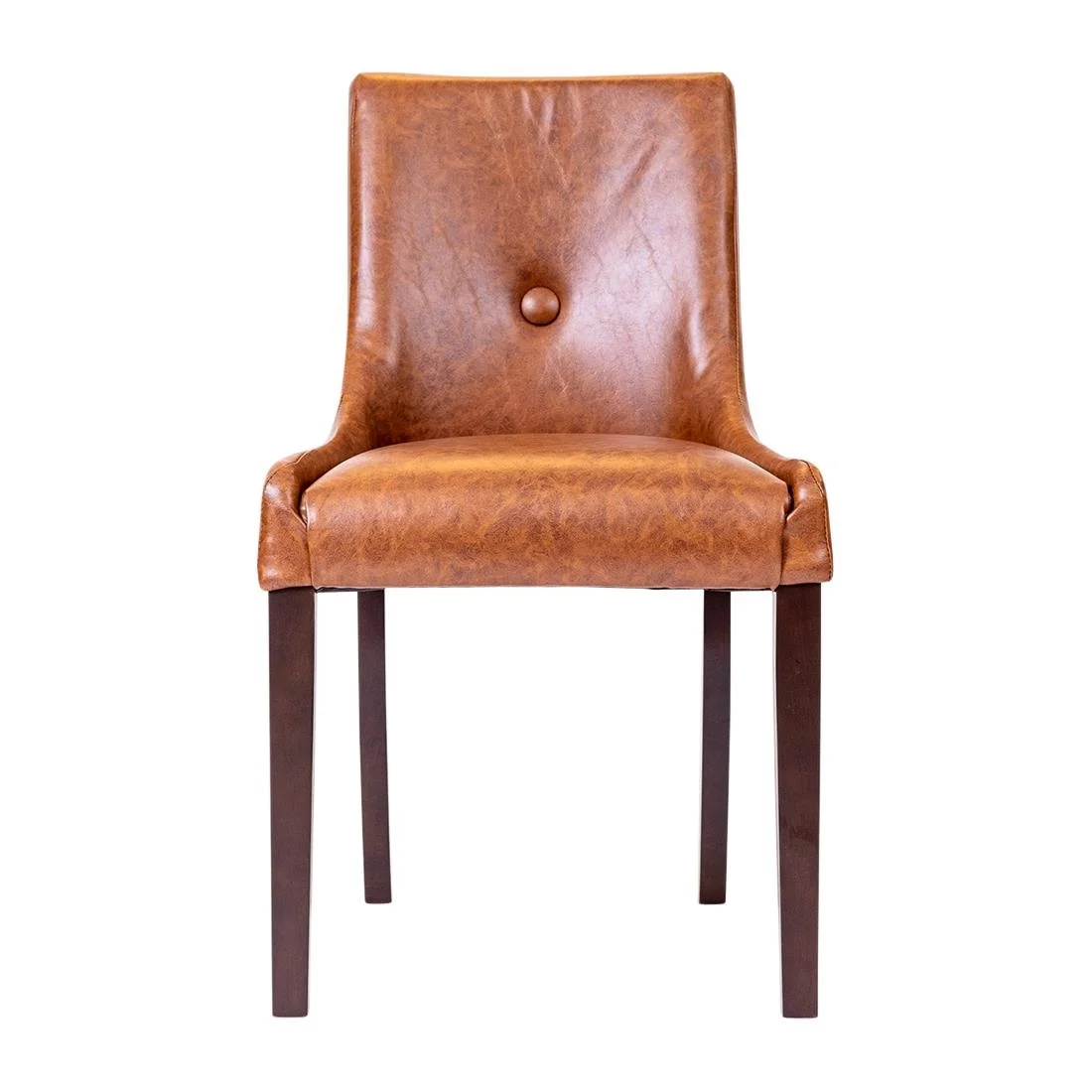 Bath Dining Chair in Dark Walnut & Bison Tan (6 Pack) - Image 3