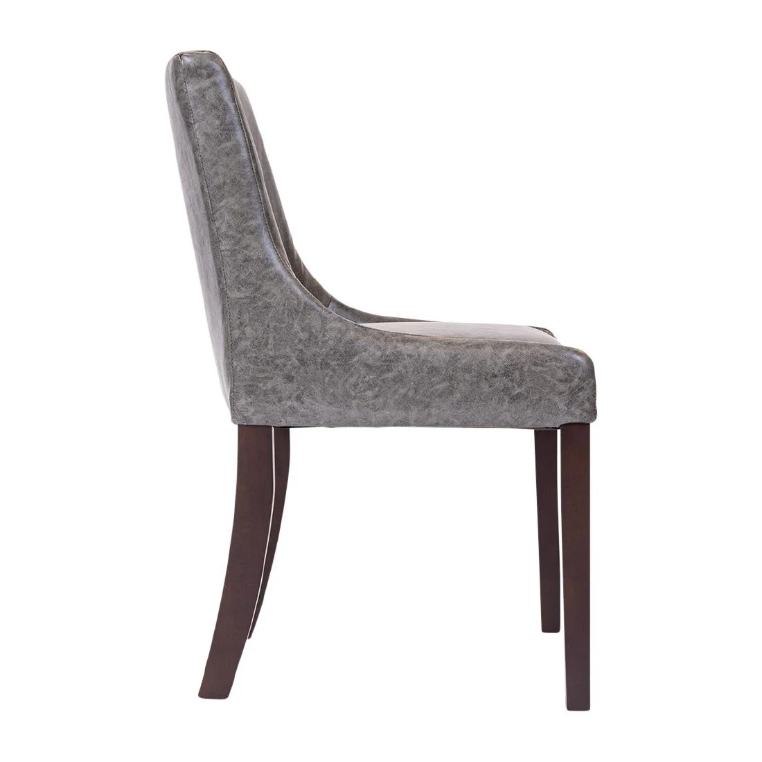 Bath Dining Chair in Dark Walnut & Bison Smoke (6 Pack) - Image 4