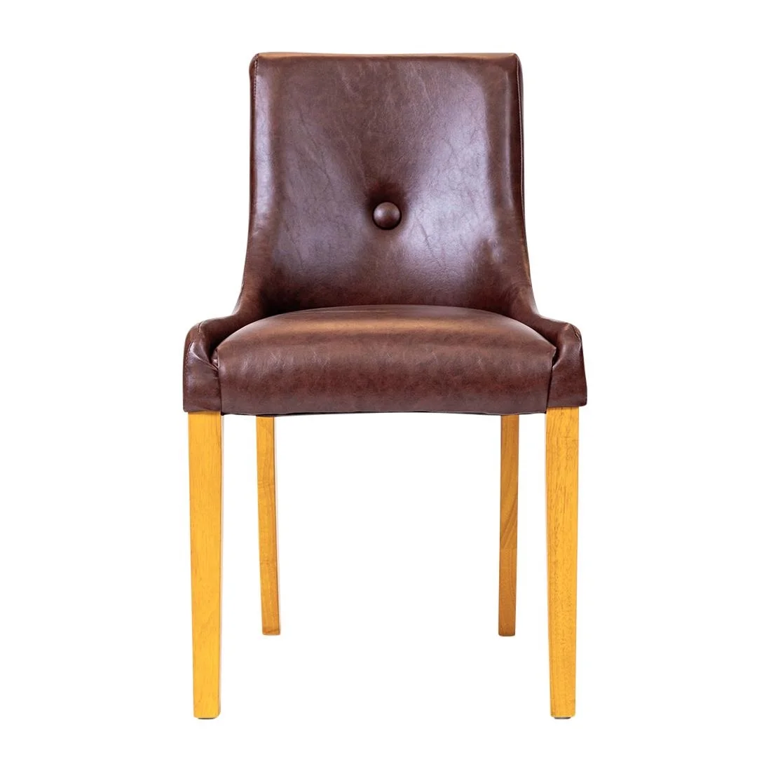 Bath Dining Chair in Soft Oak & Bison Espresso (6 Pack) - Image 3