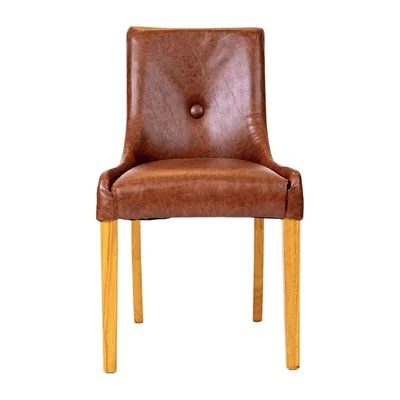 Bath Dining Chair in Soft Oak & Bison Tan (6 Pack) - Image 2