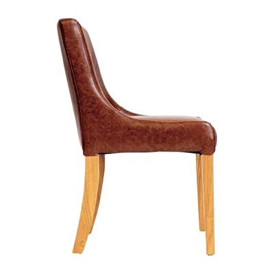 Bath Dining Chair in Soft Oak & Bison Tan (6 Pack) - Image 3