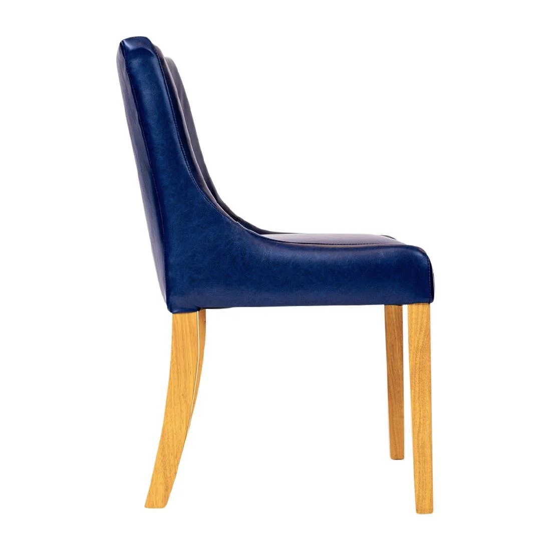 Bath Dining Chair in Soft Oak & Bison Midnight (6 Pack) - Image 3