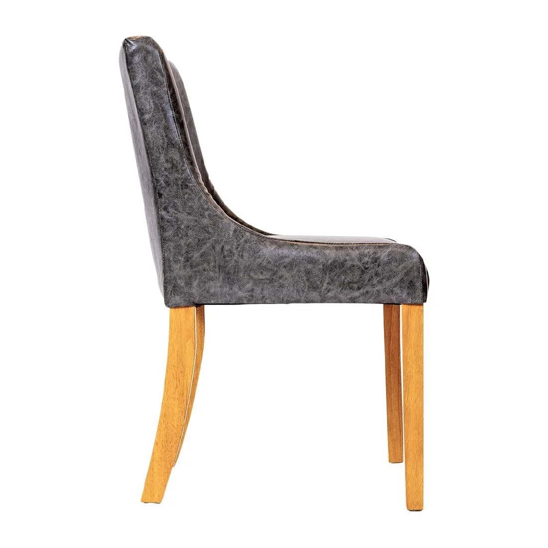 Bath Dining Chair in Soft Oak & Bison Smoke (6 Pack) - Image 4