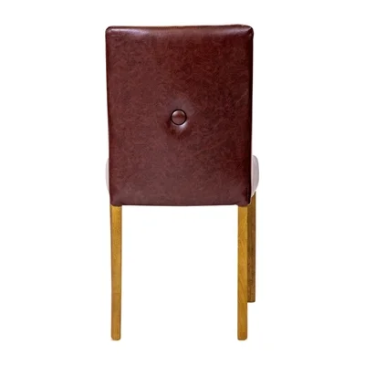 Bath Dining Chair in Weathered Oak & Bison Espresso (6 Pack) - Image 3