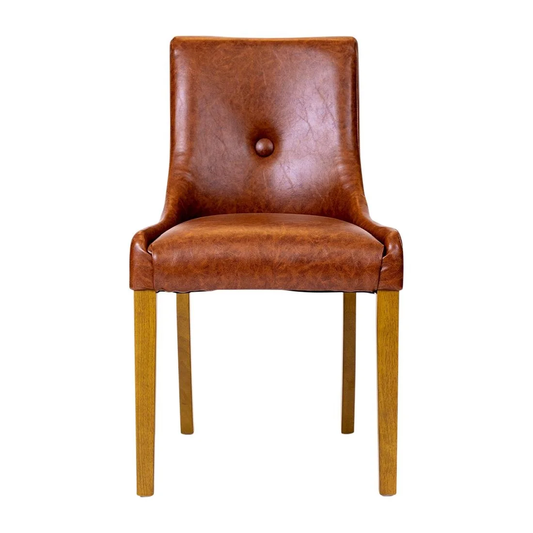 Bath Dining Chair in Weathered Oak & Bison Tan (6 Pack) - Image 3