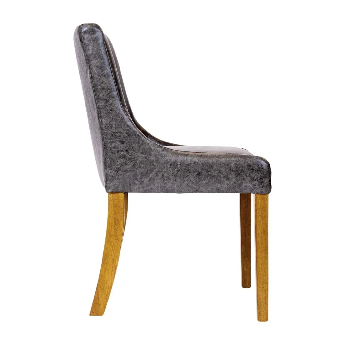 Bath Dining Chair in Weathered Oak & Bison Smoke (6 Pack) - Image 4