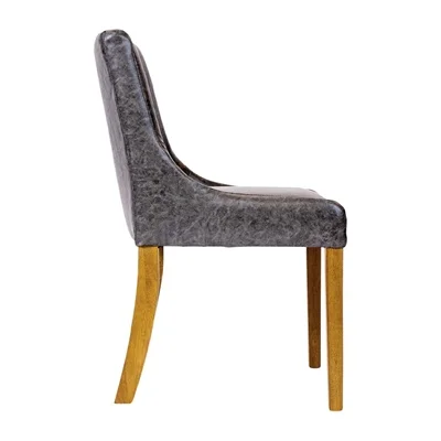 Bath Dining Chair in Weathered Oak & Bison Smoke (6 Pack) - Image 3