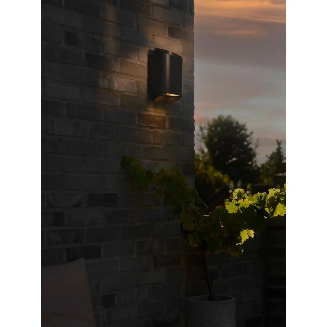 Nordlux Nico 22 Round Maxi Wall Light Black - Image 10