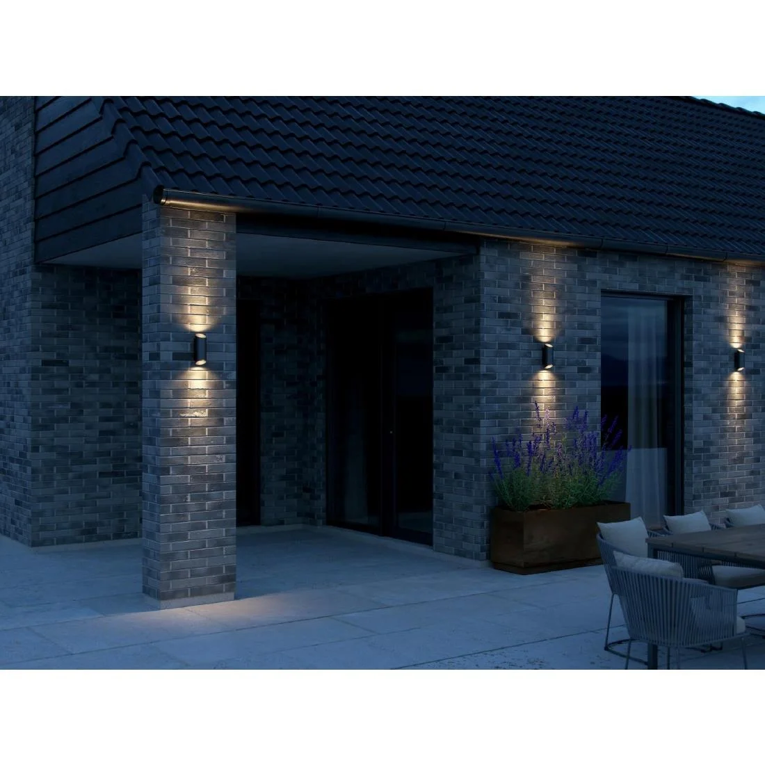 Nordlux Nico Round 22 Wall Light Black - Image 7