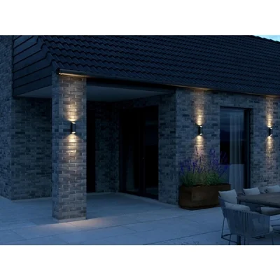 Nordlux Nico Round 22 Wall Light Black - Image 7