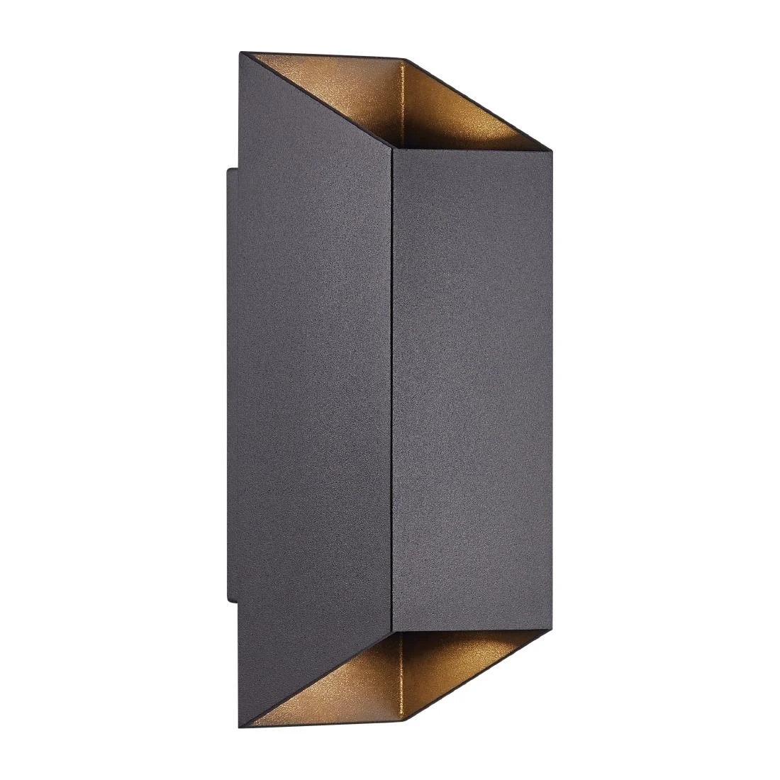 Nordlux Nico Square 22 Wall Light Black