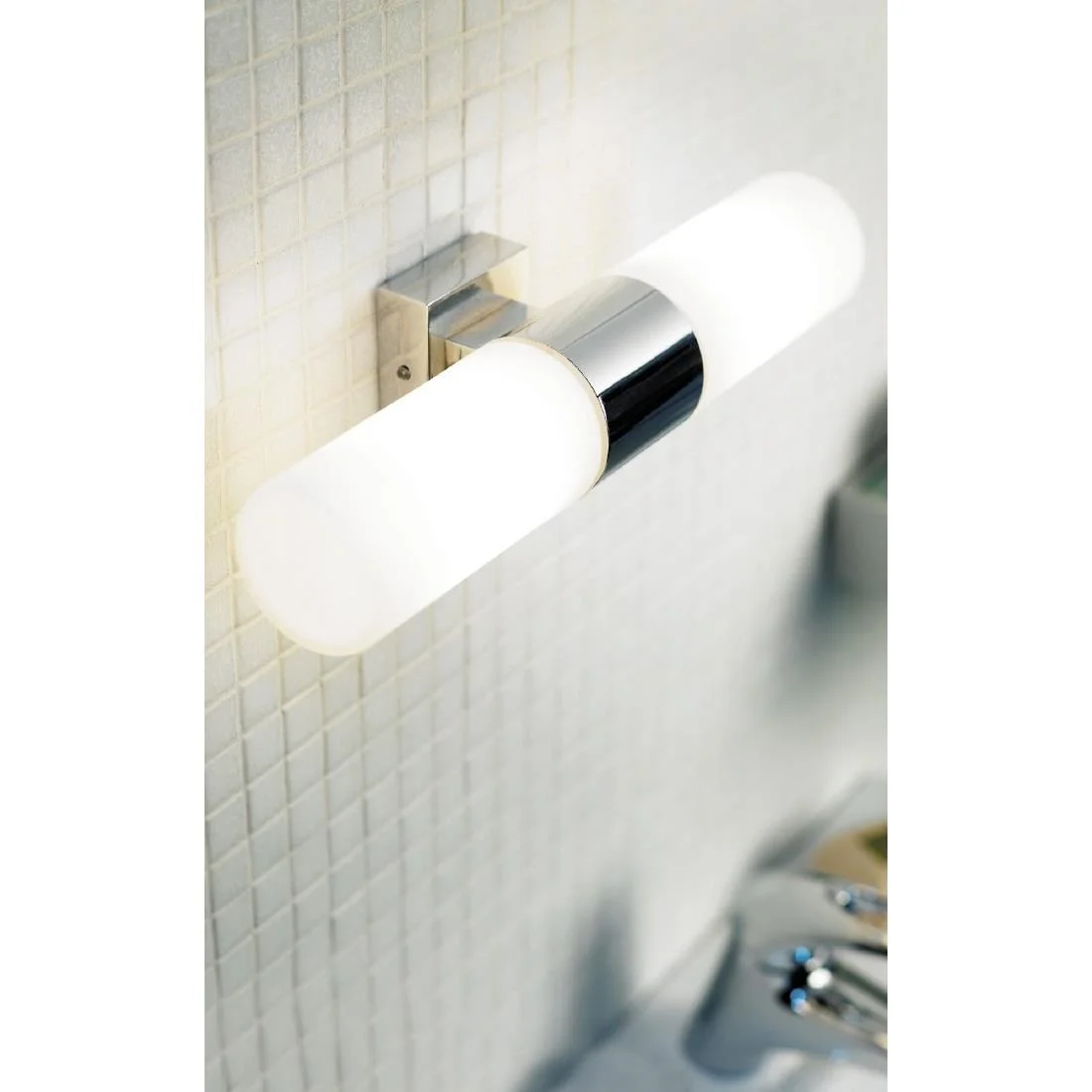 Nordlux Tangens Double Wall Light Chrome - Image 2