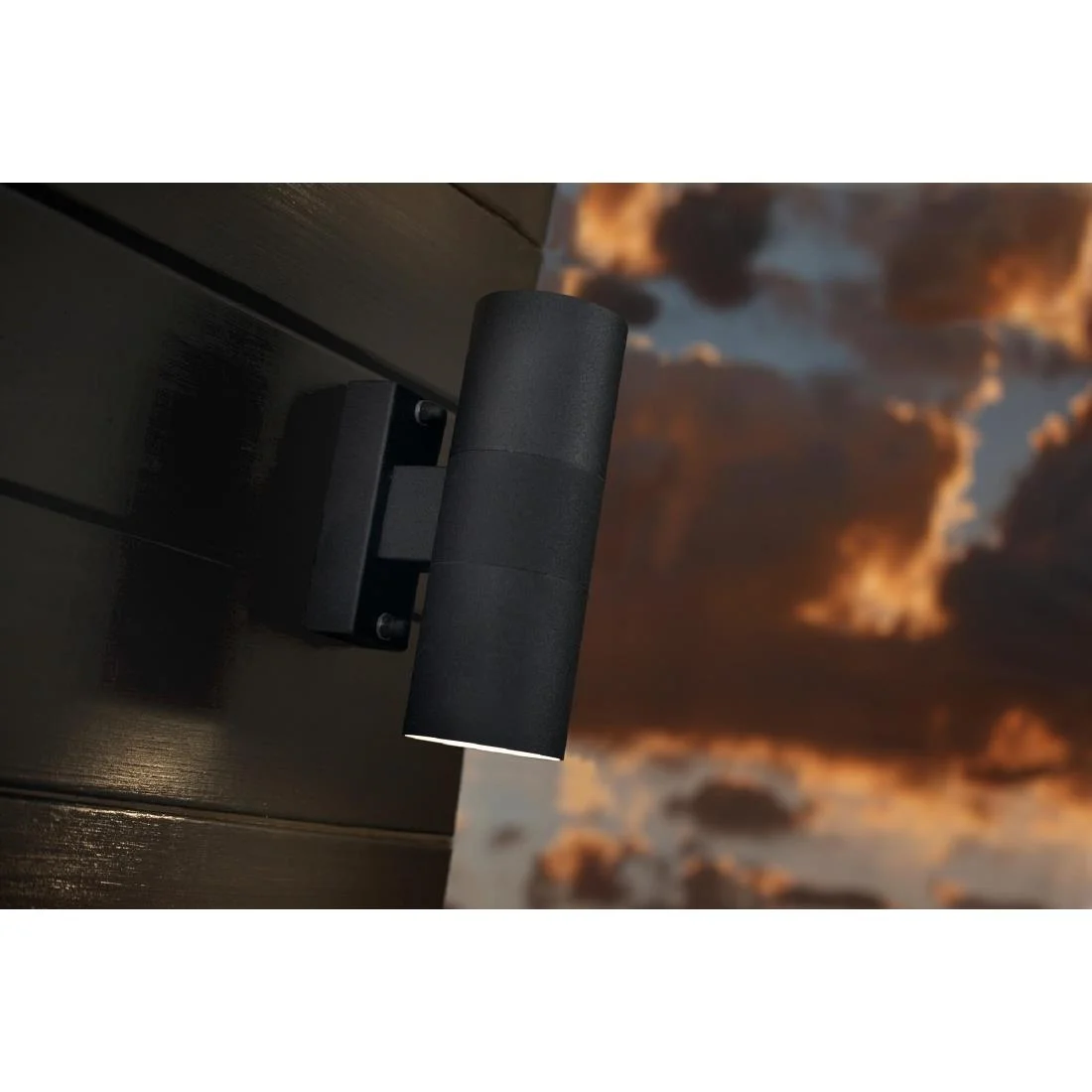 Nordlux Tin Double Wall Light Black - Image 2