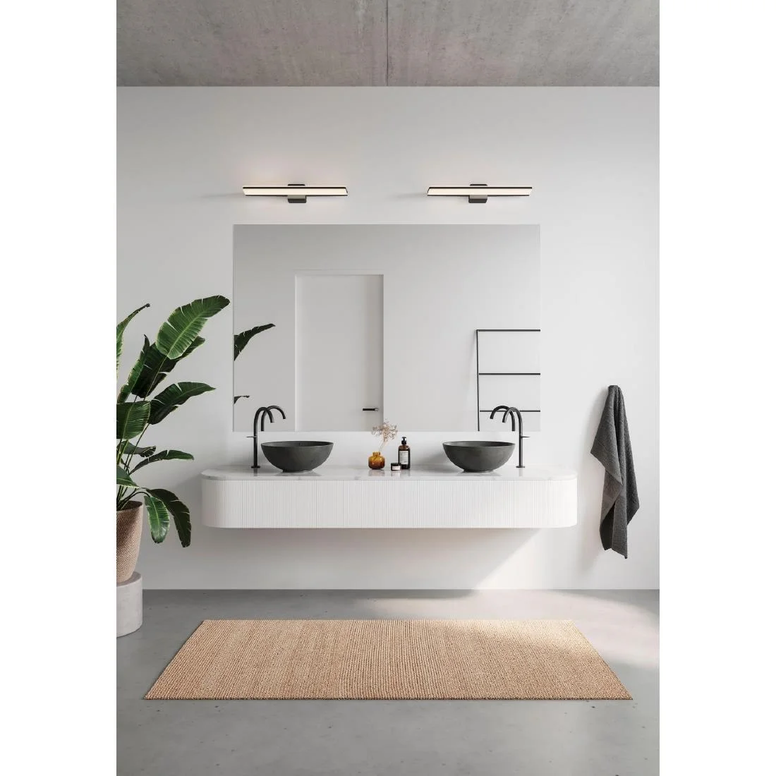 Nordlux Tinia 60 Wall Light Black - Image 3