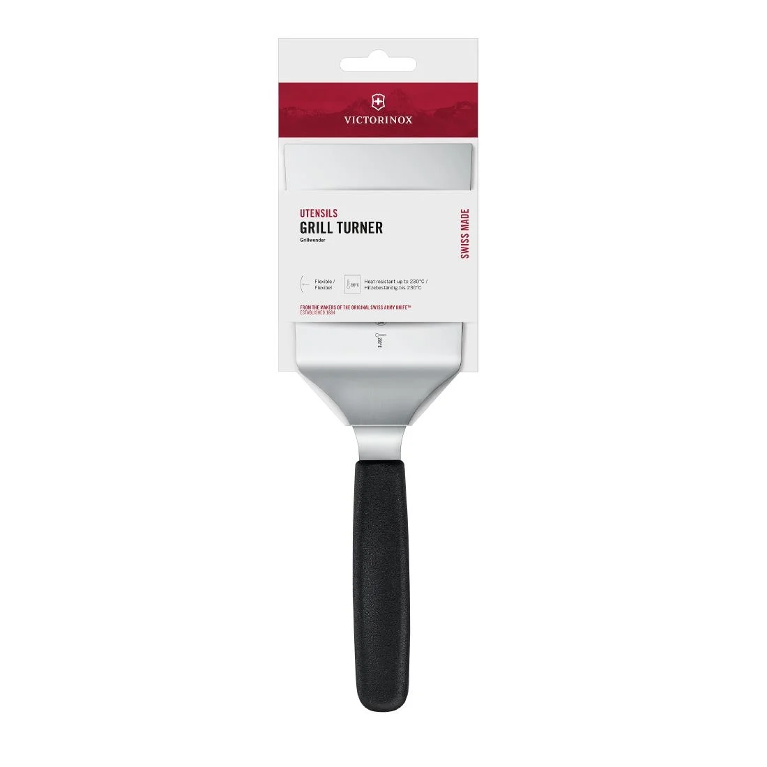 Victorinox Square End Grill Turner Black 12cm - Image 2