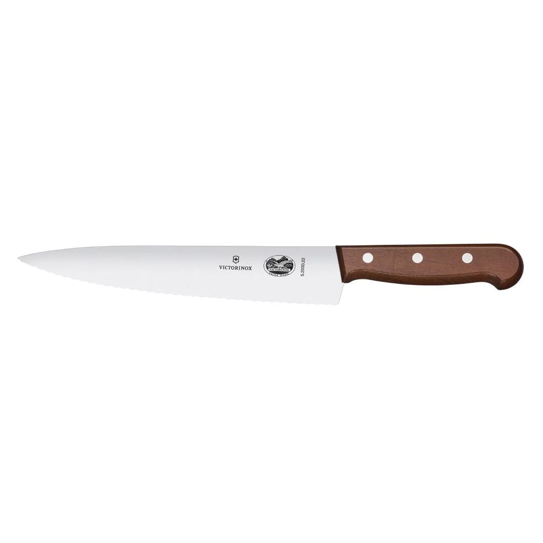 Victorinox Wood Serrated Chefs Knife 22cm - Image 2