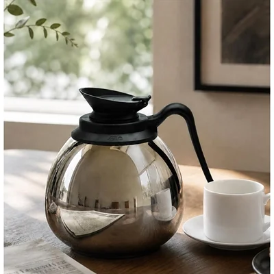 Elia Satin Stainless Steel Double Wall Decanter 1.9Ltr - Image 2