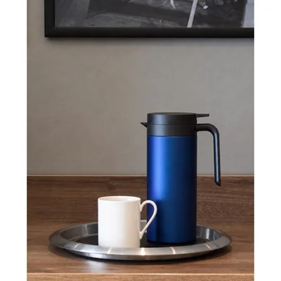 Elia Cylinder-Type Vacuum Jug Blue 1Ltr - Image 2