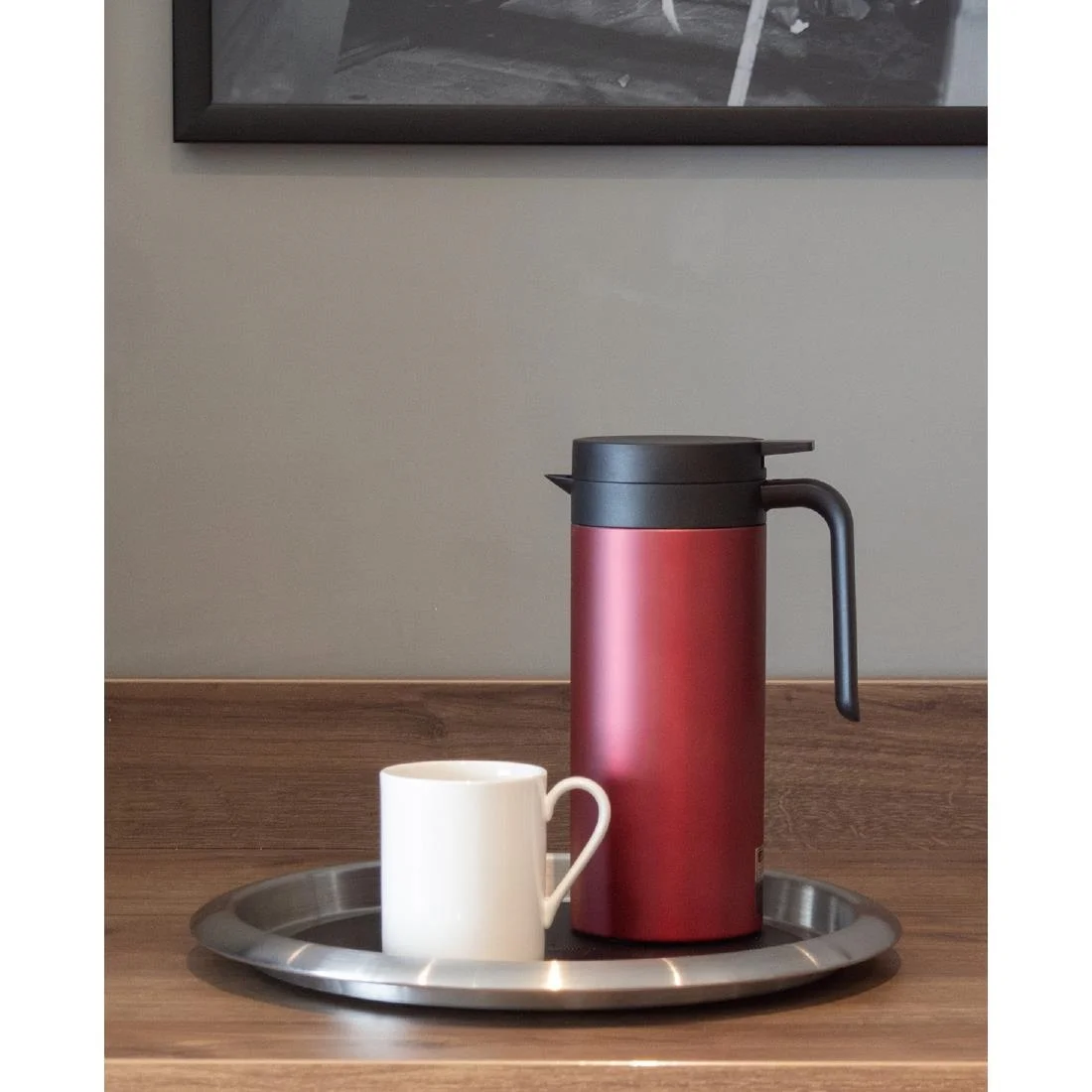 Elia Cylinder-Type Vacuum Jug Red 1Ltr - Image 4