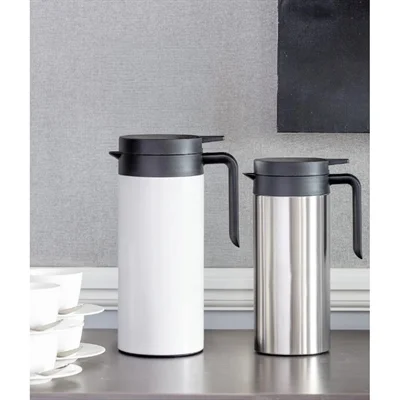 Elia Cylinder-Type Vacuum Jug Satin Stainless Steel 1Ltr - Image 2