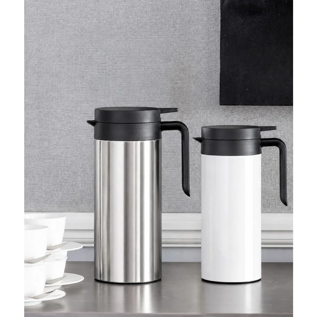 Elia Cylinder-Type Vacuum Jug Stainless Steel 1.5Ltr - Image 3
