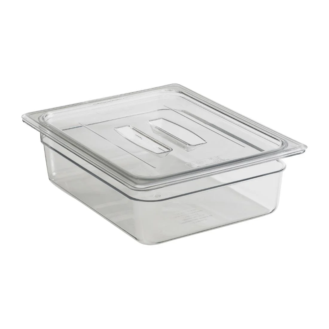 Cambro BPA Free Gastronorm Food Tray Cover with Handle GN 1/2 - Image 2