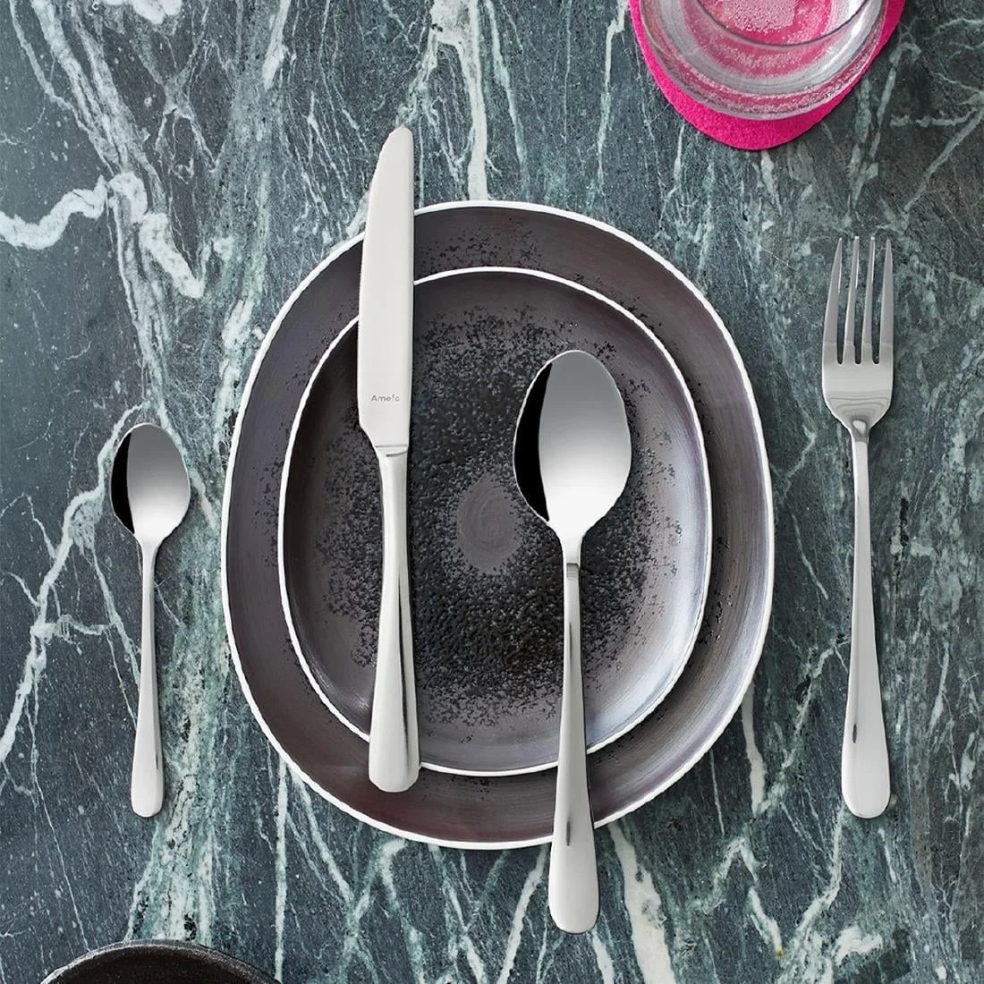Amefa Austin Dessert Spoons (12 Pack) - Image 4