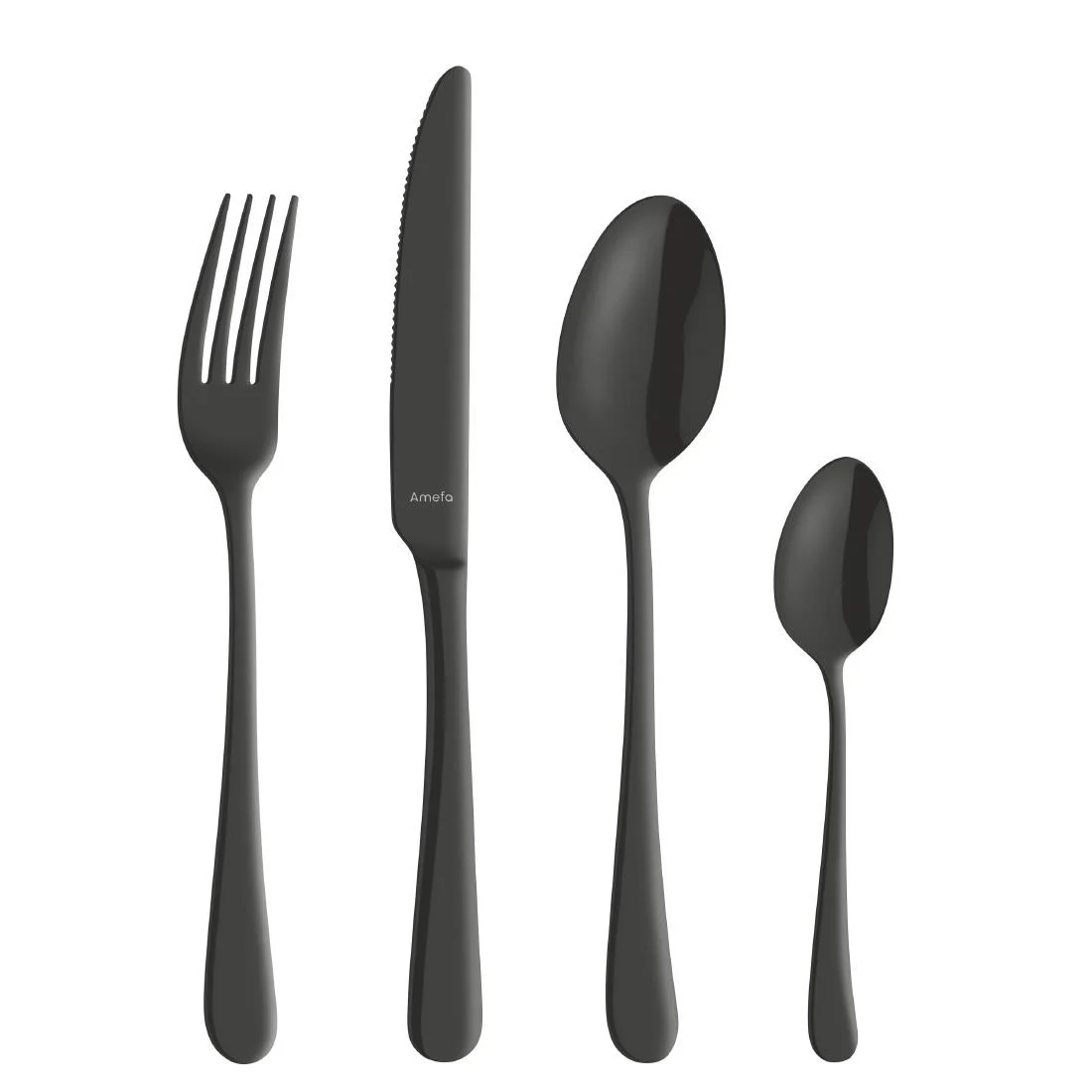 Amefa Austin Dessert Knives Black PVD (12 Pack) - Image 2
