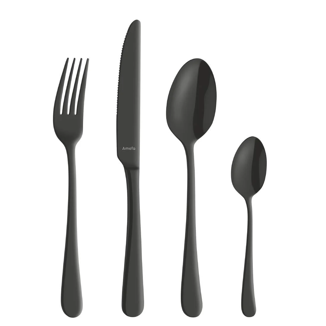 Amefa Austin Cake Forks Black PVD (12 Pack) - Image 2