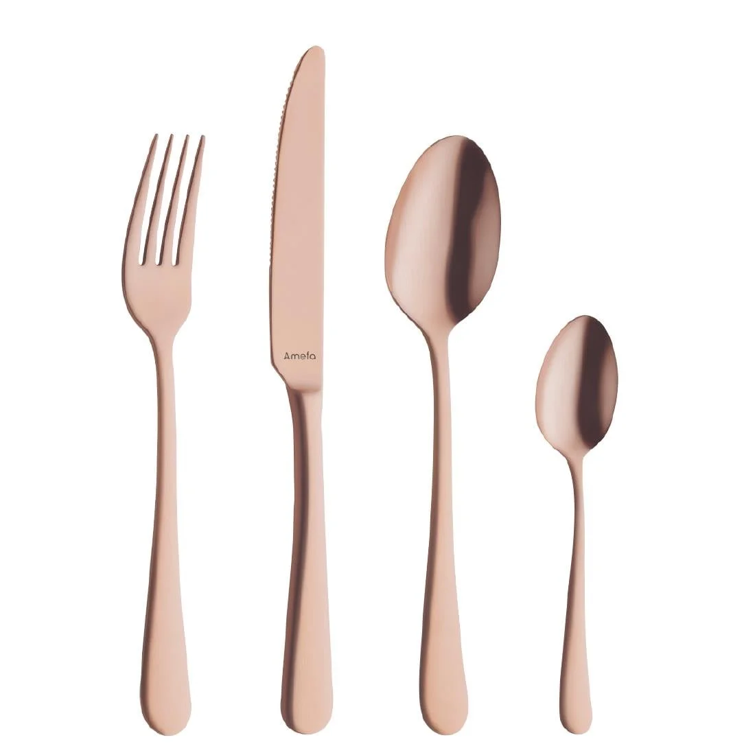 Amefa Austin Dessert Forks Copper PVD (12 Pack) - Image 4