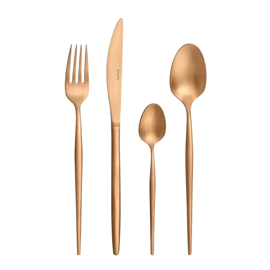Amefa Soprano Copper Dessert Knives (12 Pack) - Image 2