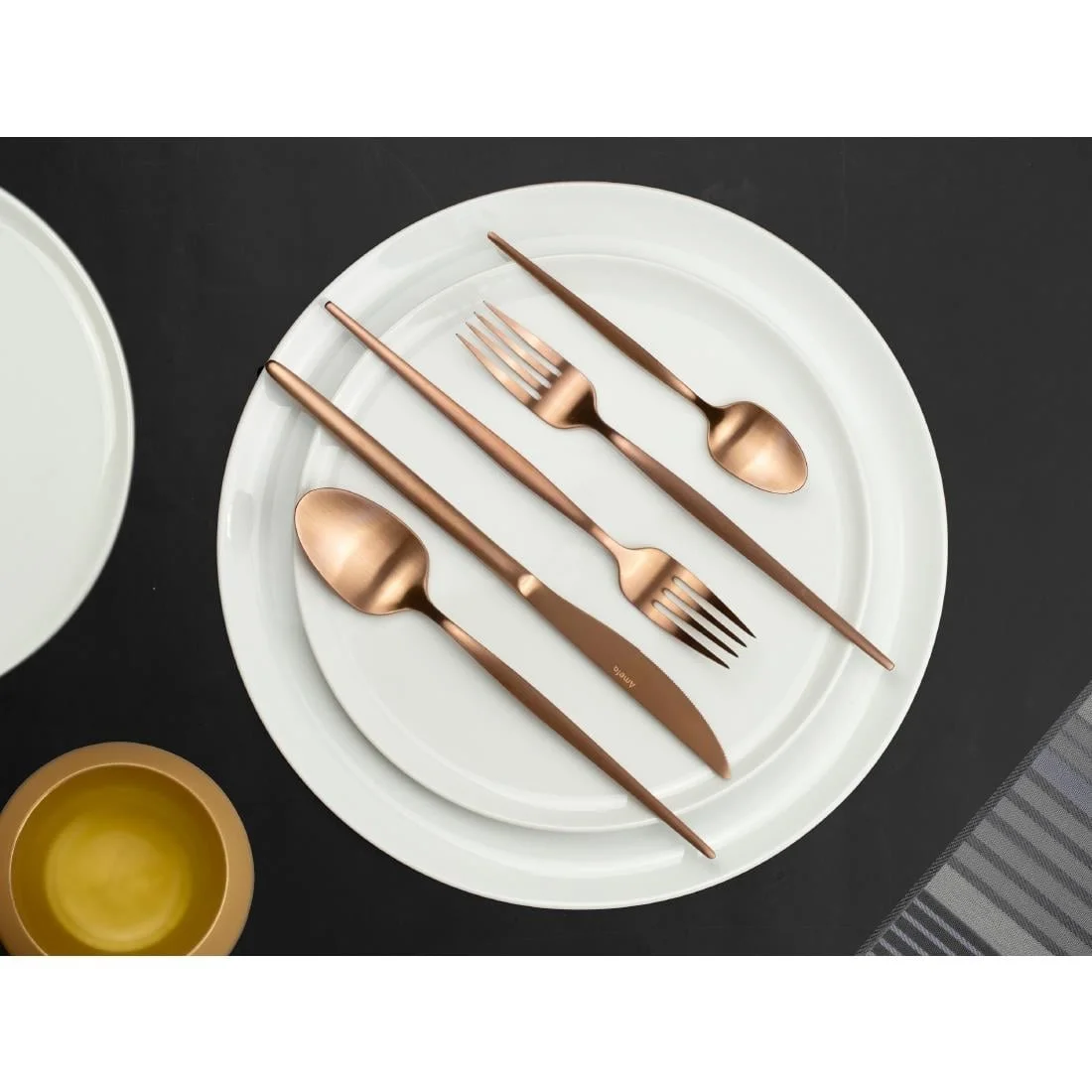 Amefa Soprano Copper Dessert Knives (12 Pack) - Image 4