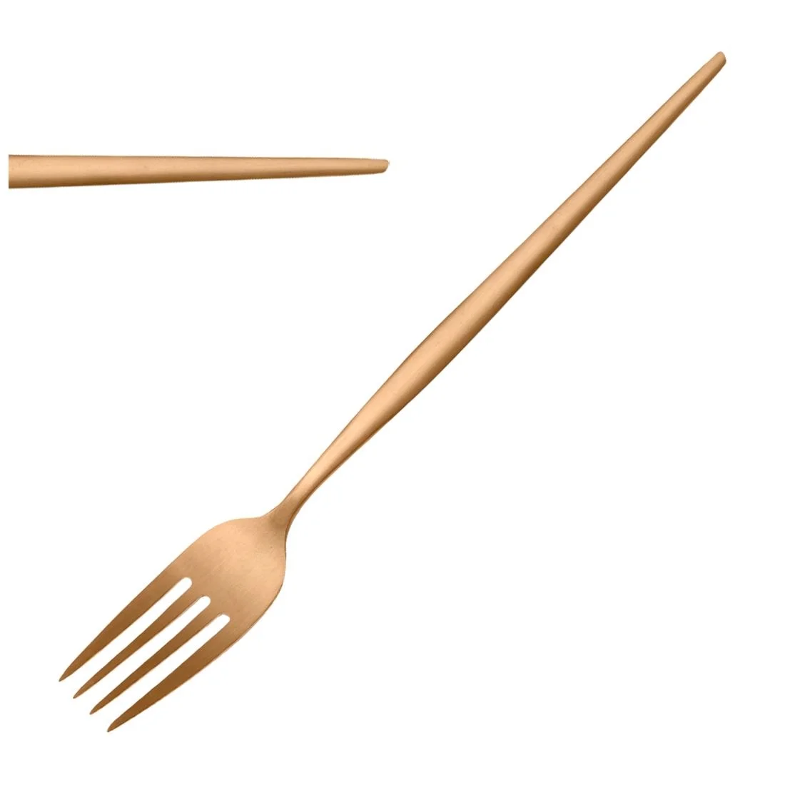 Amefa Soprano Copper Dessert Forks (12 Pack)