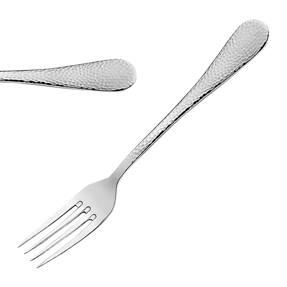 Amefa Sierra Hammered Dessert Forks (12 Pack)