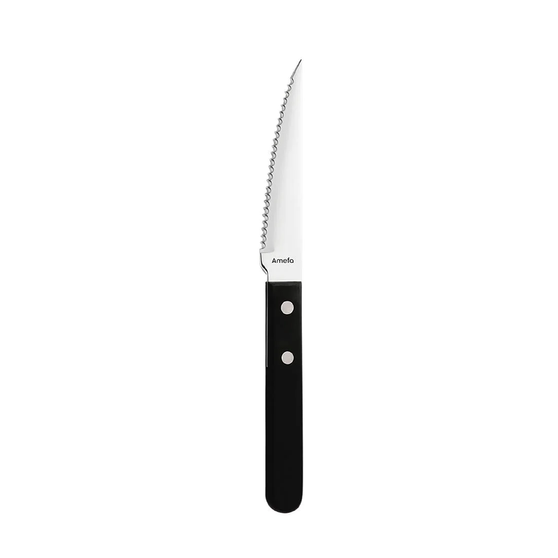 Amefa 2 Rivet Steak Knives Black (12 Pack) - Image 4
