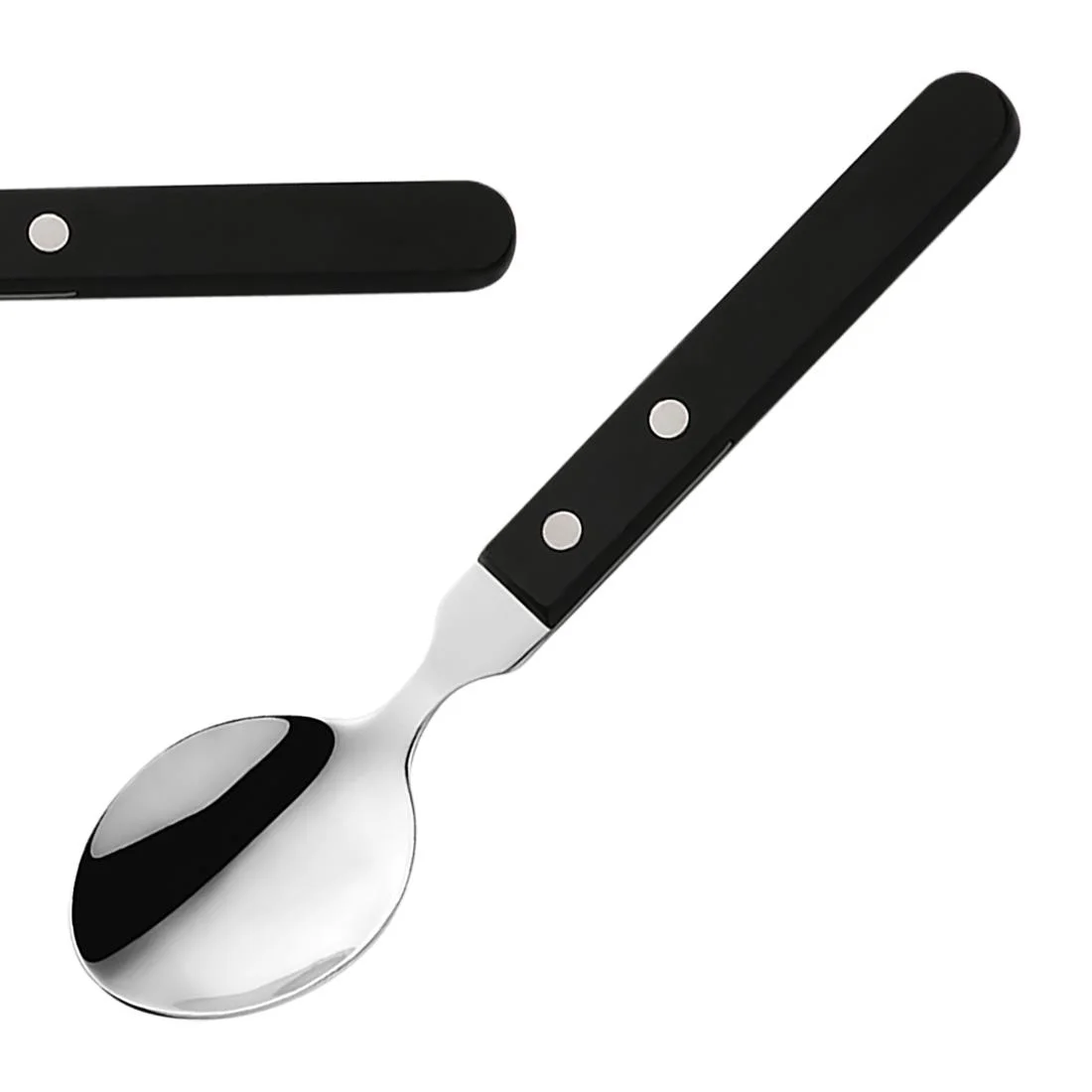 Amefa 2 Rivet Spoons Black (12 Pack)